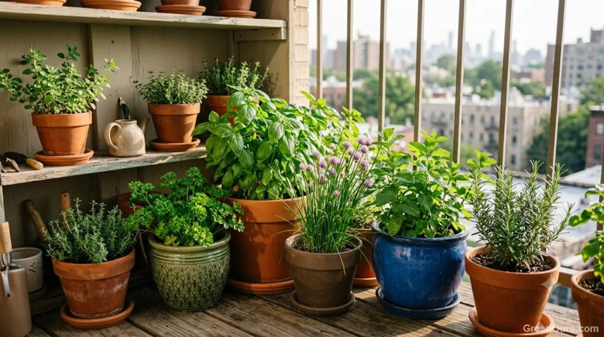 Balcony Herb Garden: Easy Herbs That Thrive in Small Pots