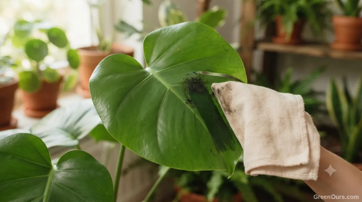 Black Spots on Plant Leaves That Wipe Off: Soot, Pests, or Disease?