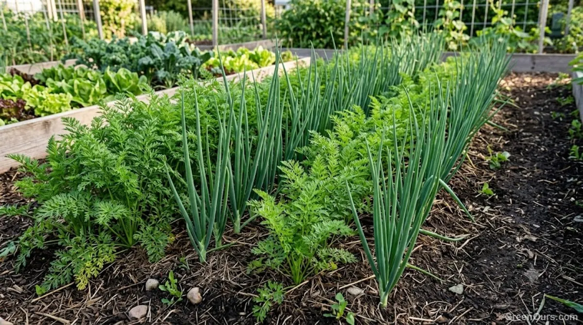 Fennel growing alone in its own container away from other vegetables