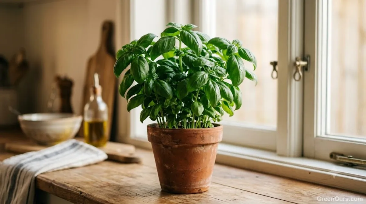 How to Grow Basil Indoors Year-Round Without It Wilting
