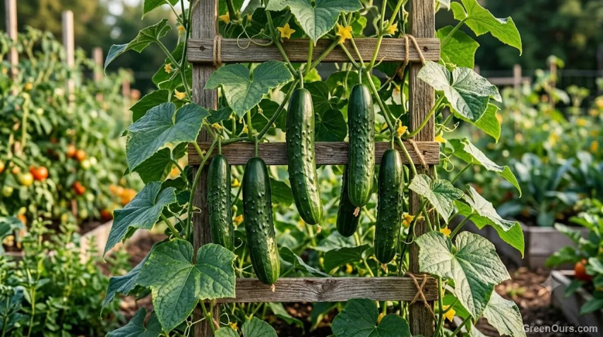 How to Grow Cucumbers on a Trellis for Healthier Plants