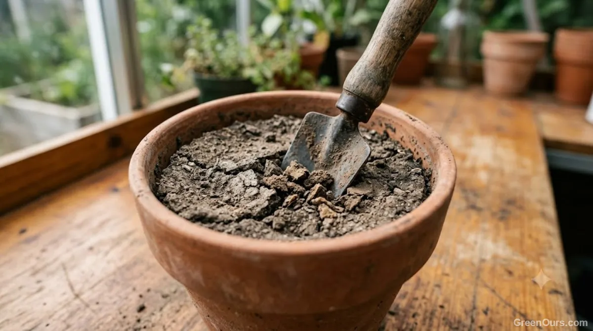 How to Refresh Potting Soil for Houseplants Without Repotting