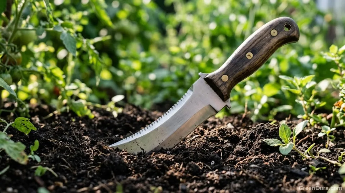 How to Use a Hori Hori Knife for Transplanting and Weeding