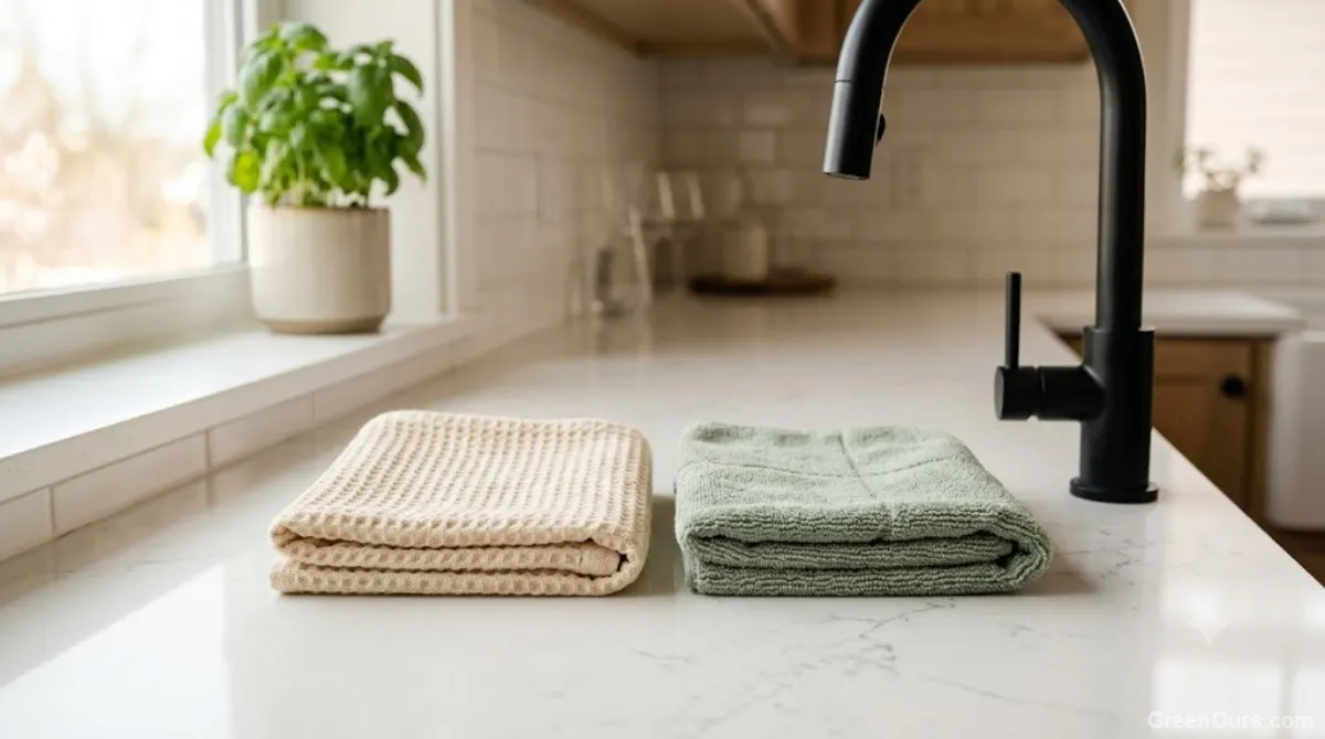 Natural Fiber Dish Cloth vs Microfiber: Which Is Greener?