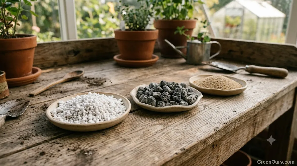 Perlite vs Pumice vs Sand: Choosing the Right Drainage Amendment