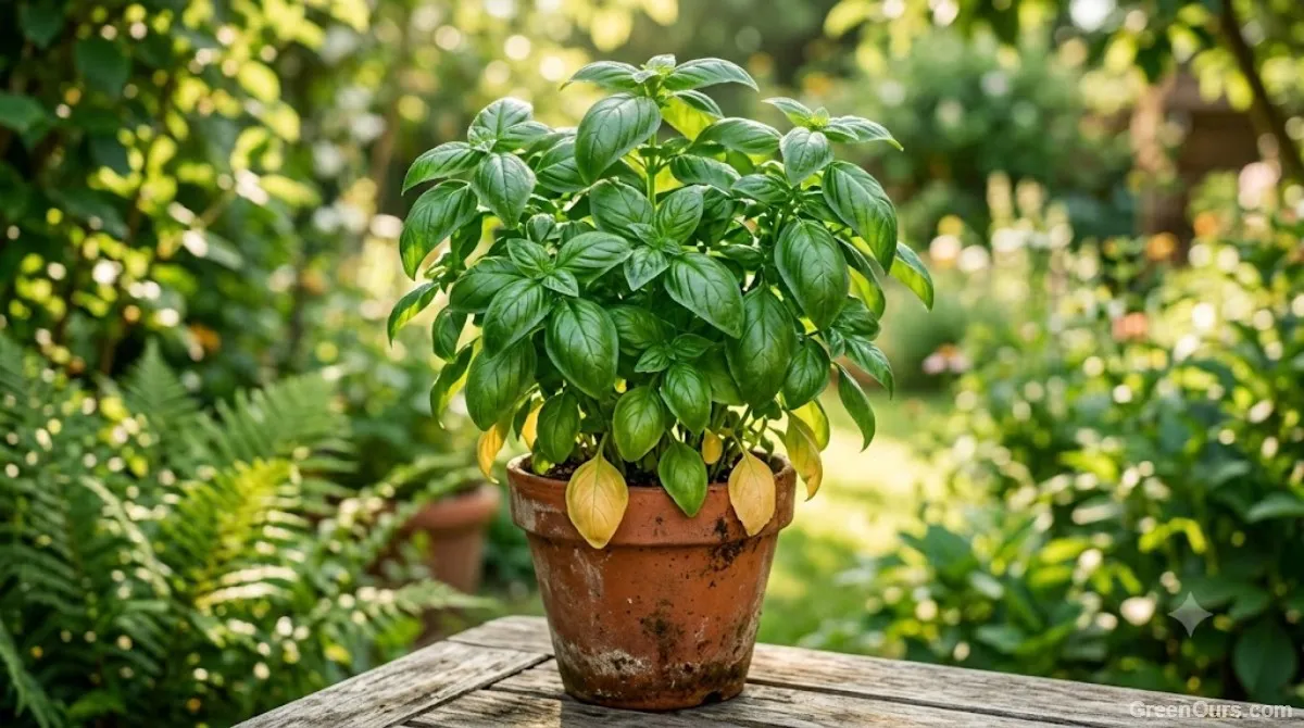 Why Basil Leaves Turning Yellow Is Usually Easy to Fix